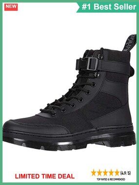 Dr. Martens Unisex Combs Tech II Leather Ankle Boot